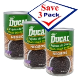 Ducal Whole Black Beans 15 oz Pack of 3